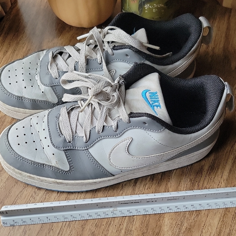 Nike Gray and White Athletic Shoes